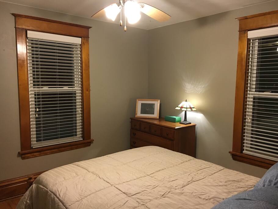 Comfy bedroom for one or two.