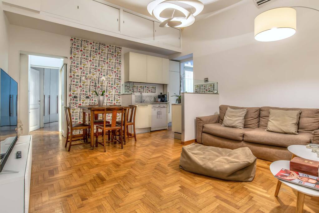 wide and bright kitchen area