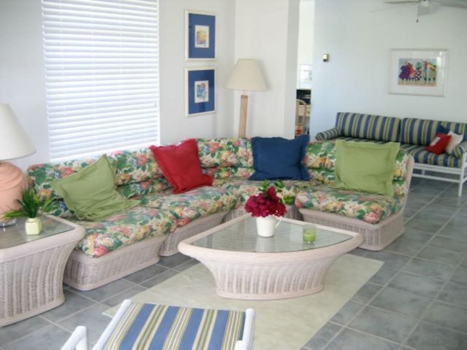 Comfortable and casual this professionally designed interior provides all the comforts of home.