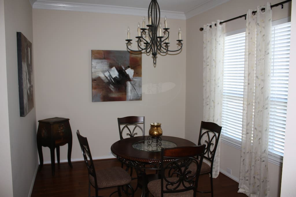 Gorgeous dining area