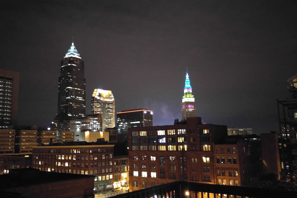 One of the many views of the 230sf roof top deck.