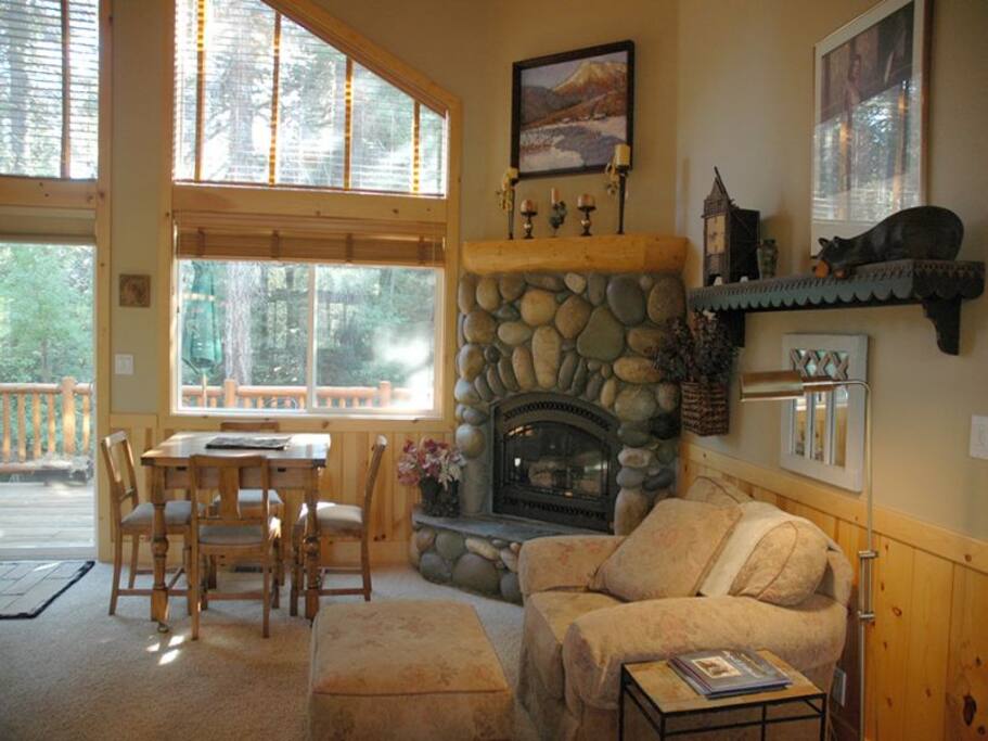 Homewood Heaven Living Area Fireplace