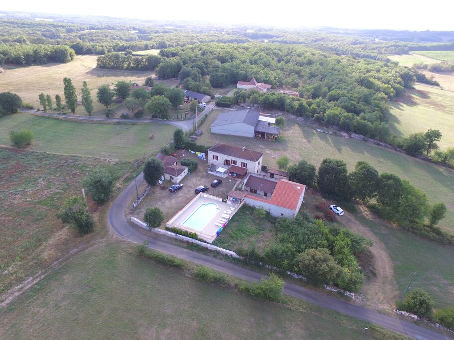 Aerial view of La Gaillardenque