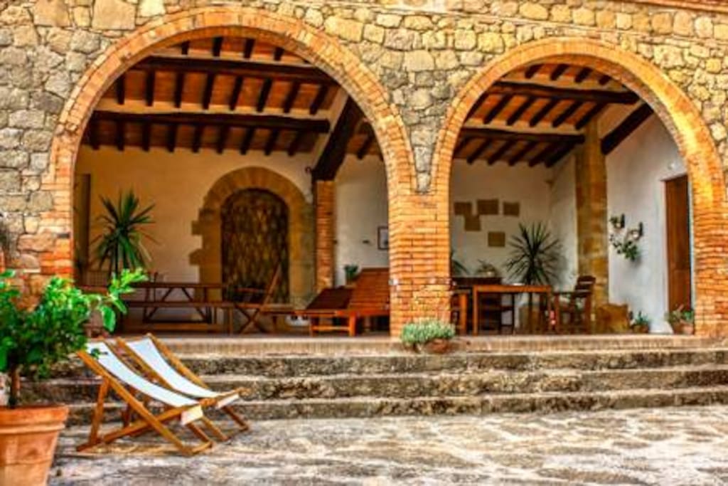 Patio : outdoor relax area