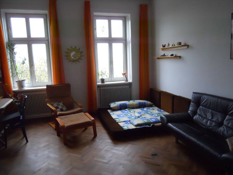 Your room is big and comfy