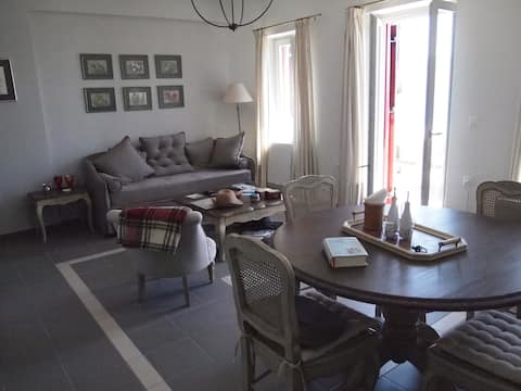 Elegant maisonette with sea view - Molyvos, Lesvos