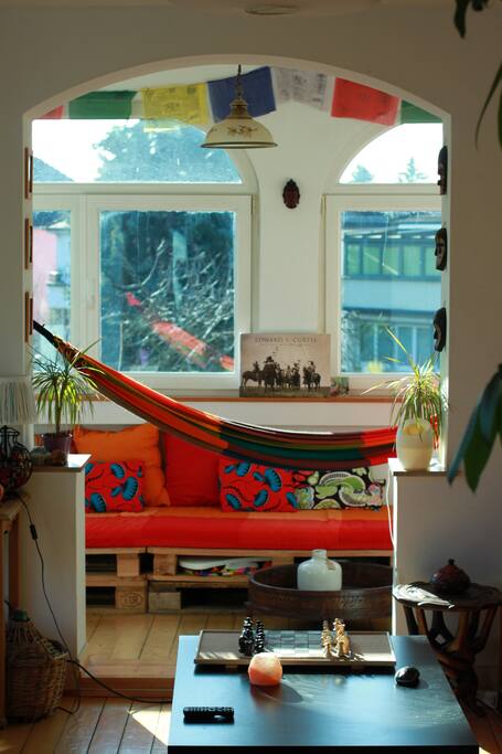 Petite sieste dans le hamac