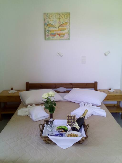A welcome for those who preferred the stoudio for honeymoon !!!