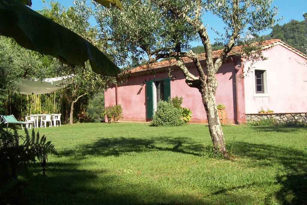 ingresso dal grande giardino attrezzato