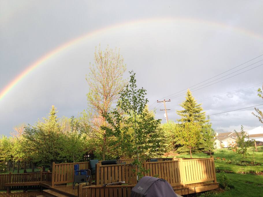 View from the deck