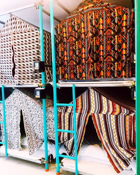 Have your own entry and tent for extra privacy