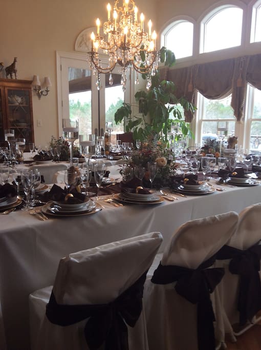 The Formal dining Room for Breakfast