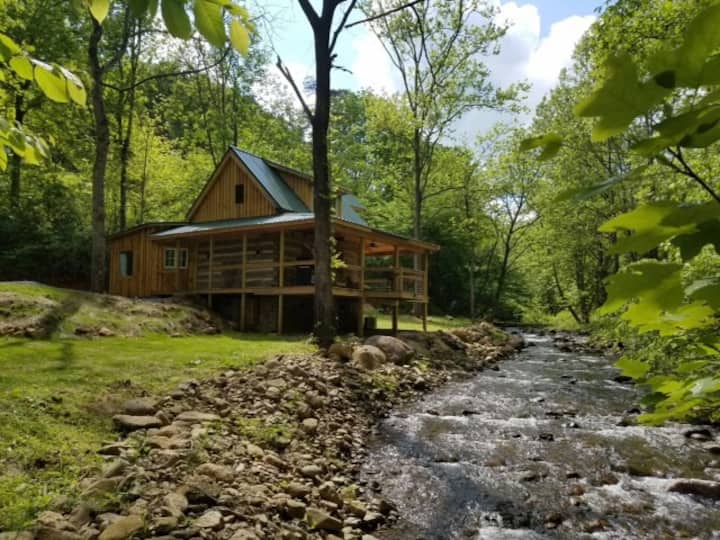 Log Cabin on the River