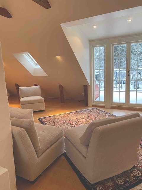 Popular Airbnb listing: Spacious attic studio close to Stockholm City in Danderyd