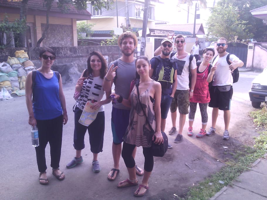 italian group who stayed with us for new year 2017