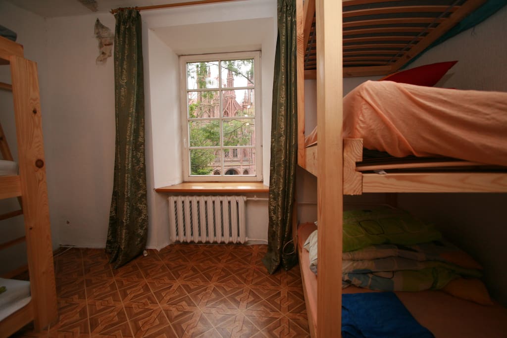 The view from the beds.