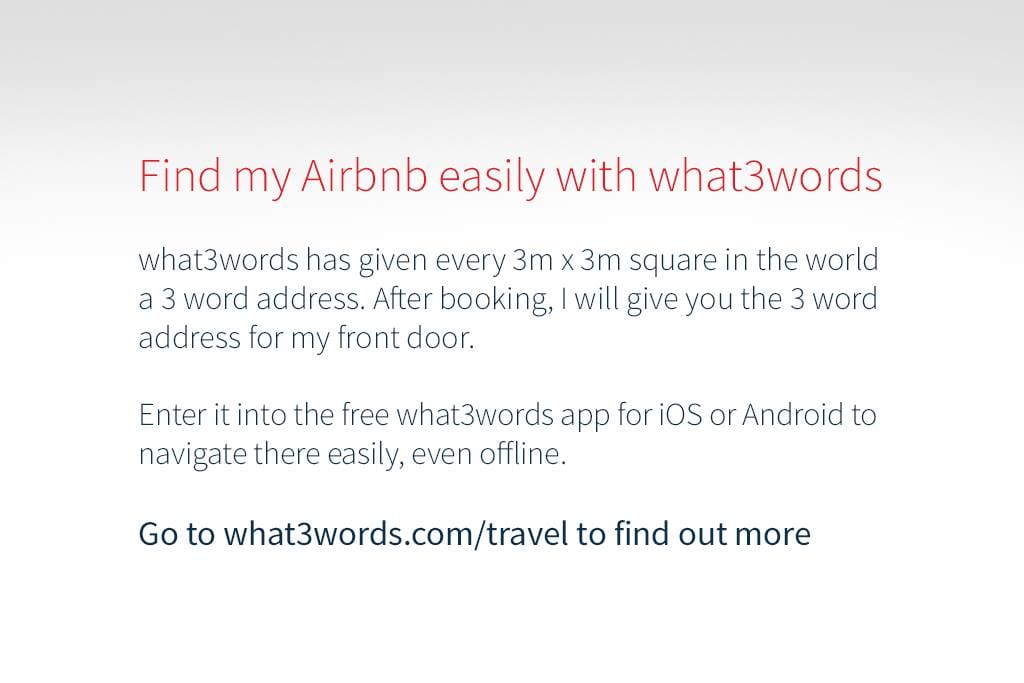Once you’ve booked, I’ll send you my 3 word address so you can find the exact entrance using the free what3words app.
