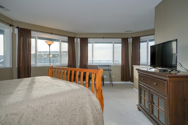 Upstairs master - view.