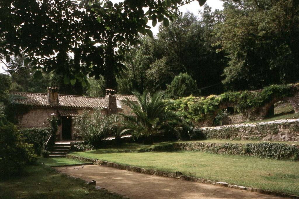 16th Century olive mill with its ancient aqueduct