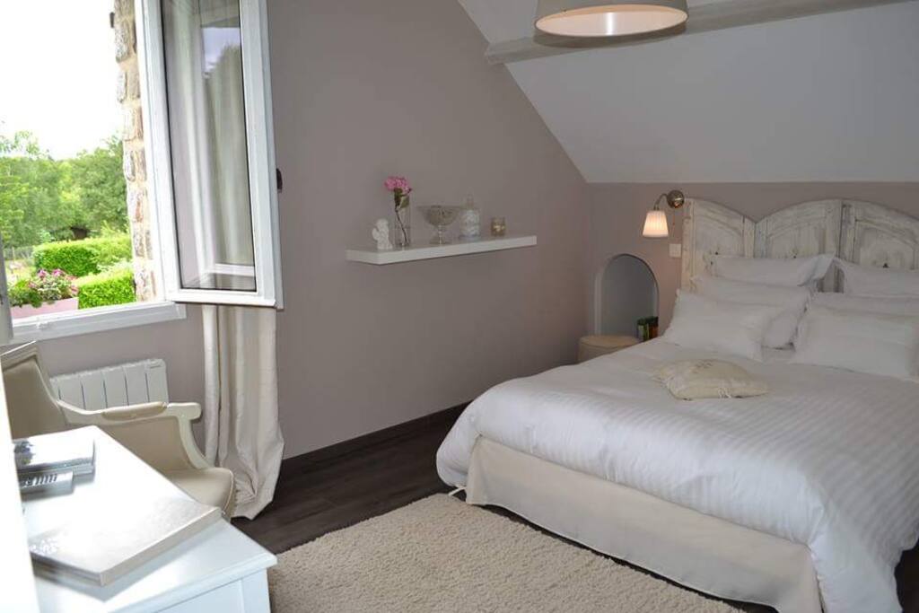 chambre avec vue sur la campagne