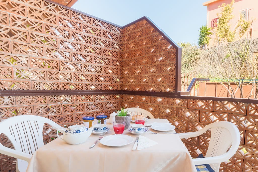 E' possibile fare colazione in terrazza