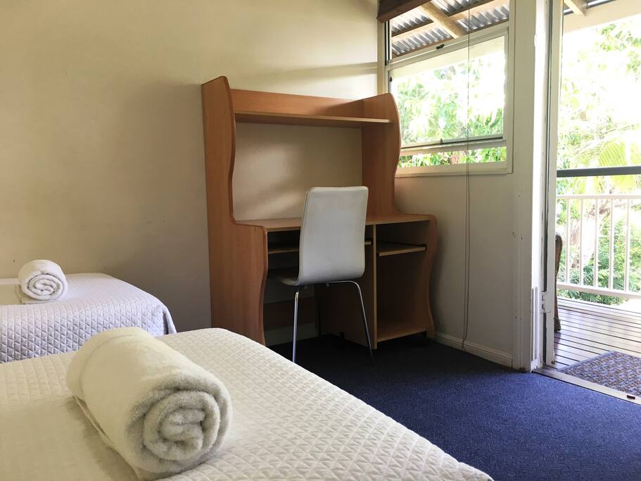 Desk for you to put your laptop