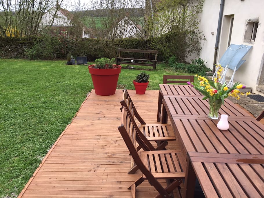 Nouvelle terrasse !