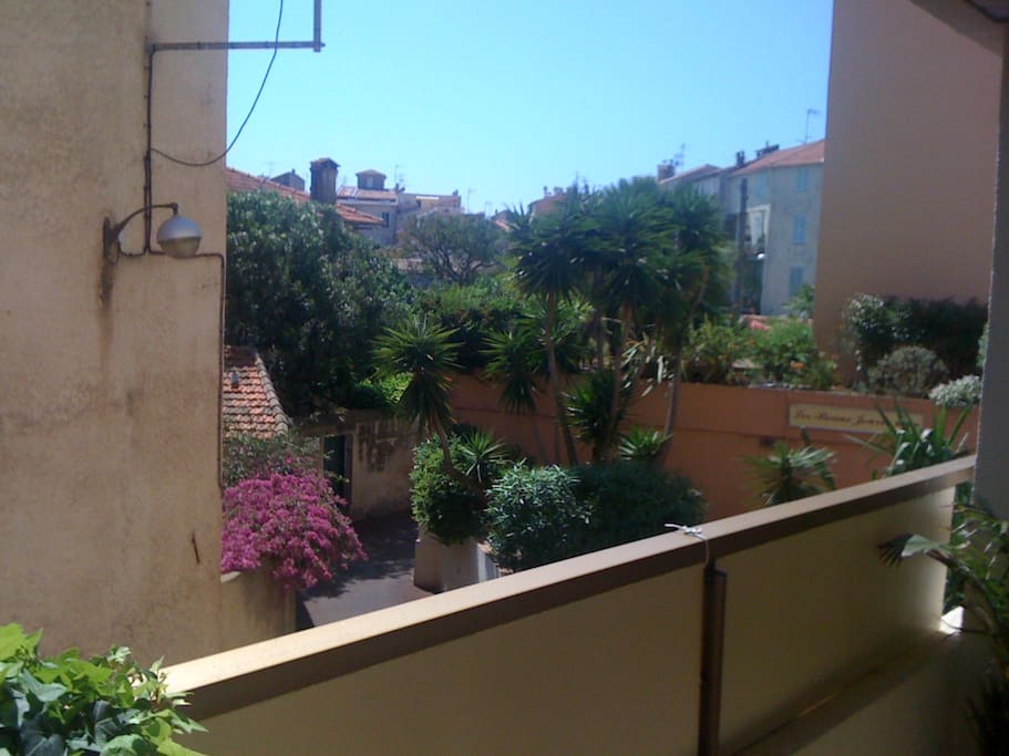south facing :) enjoy the morning sun on the balcony with a tea and a crisp cote d provence rose and forage in the afternoon