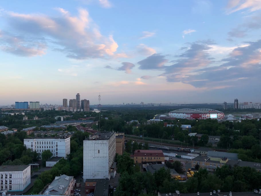 Amazing View on Spartak stadium