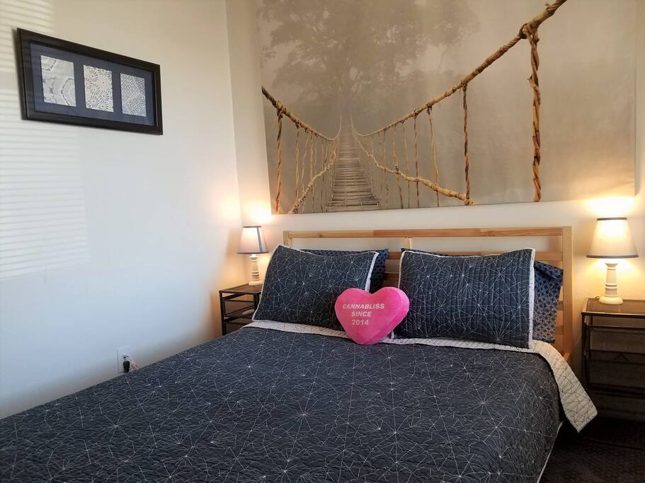 Here's another view of the master bedroom.