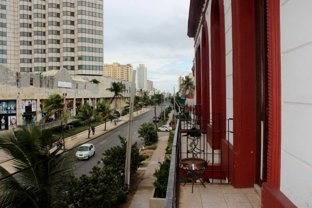 View from the balcony