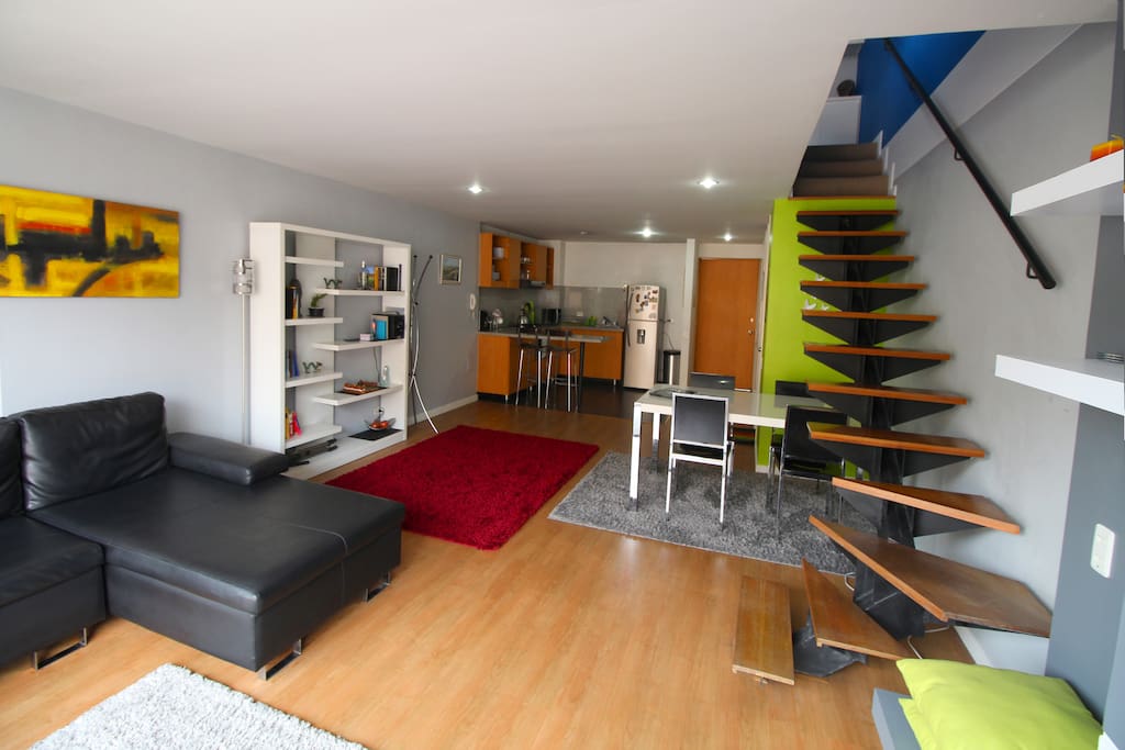 Downstairs open plan living
