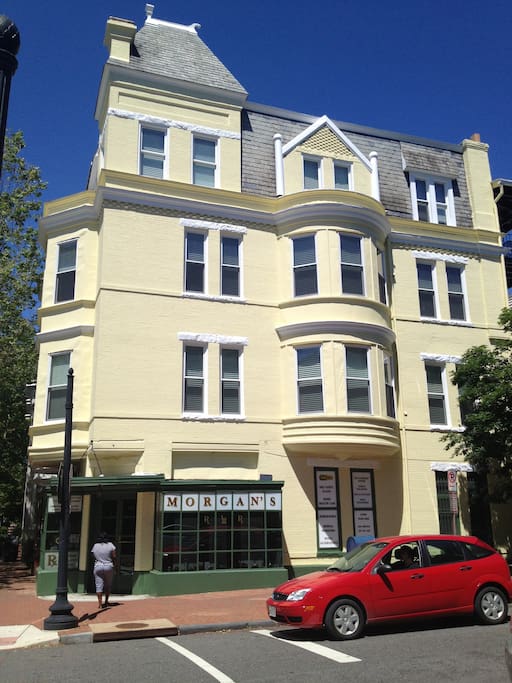 Morgan's Pharmacy on the ground floor has been in business for over 100 years