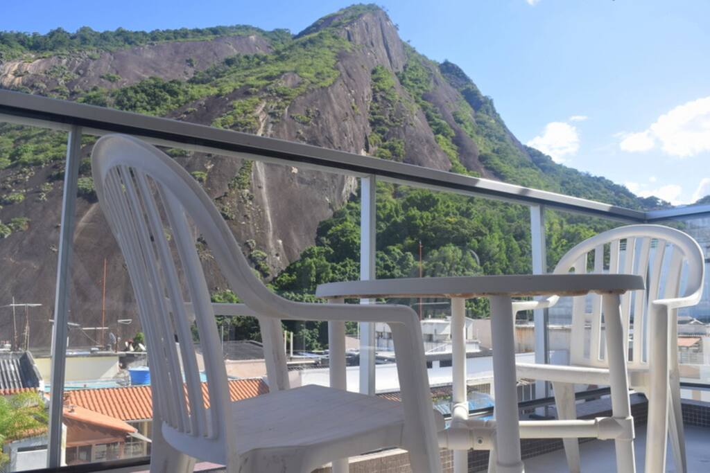 Belíssima vista da varanda
