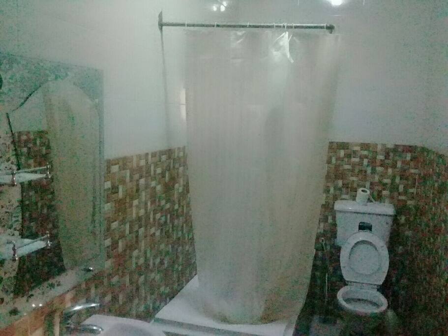 bathroom and toilet