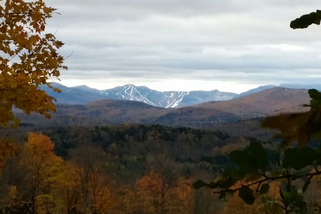 Snow is starting to fill-in on the slopes of Smugglers Notch