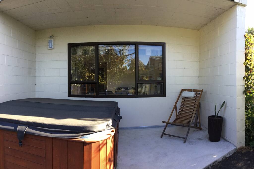 Guests can use the family spa on request