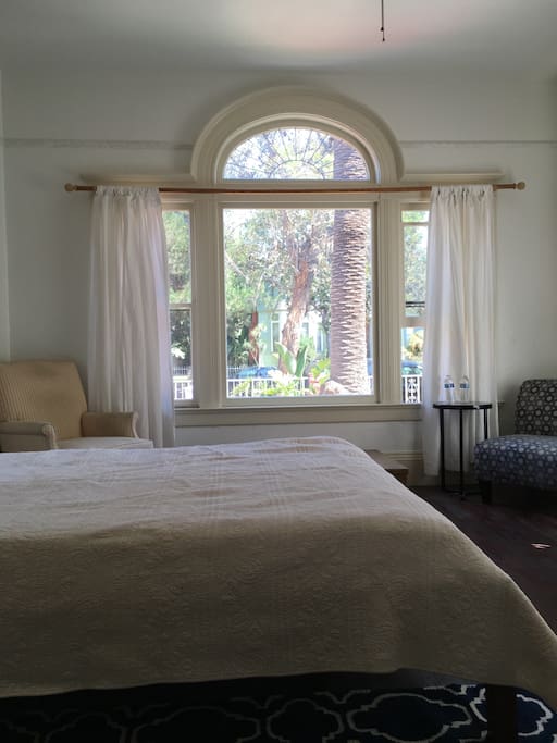 This is a very large room in the front of the house with s beautiful picture window facing the street