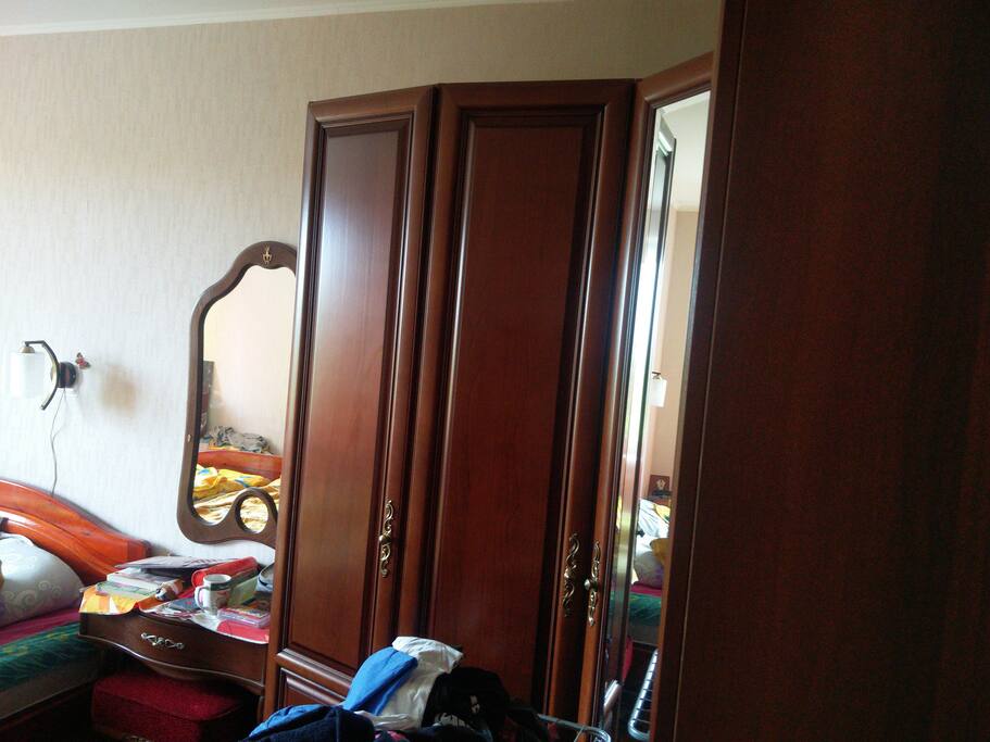 This is a large closet in the main room