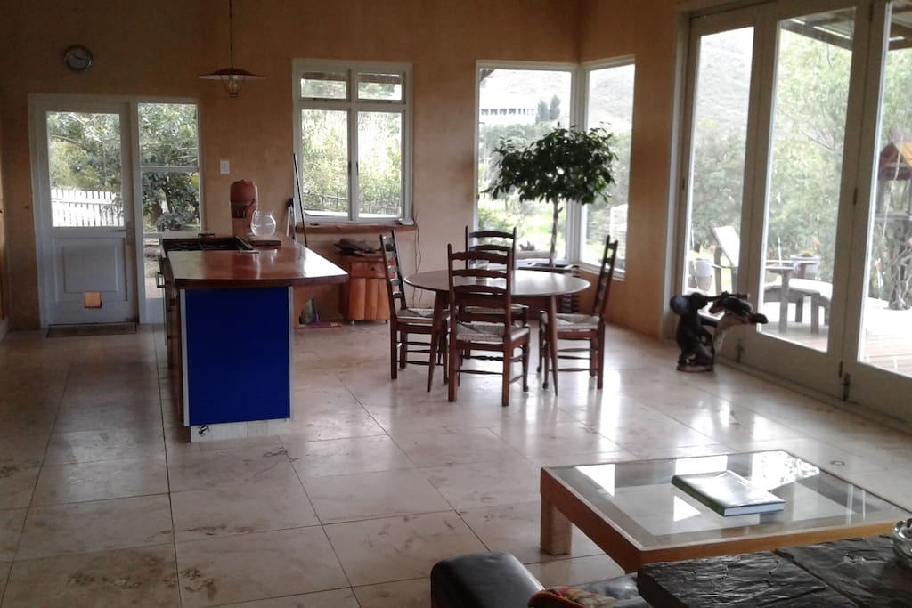 Living and dining and socialising space