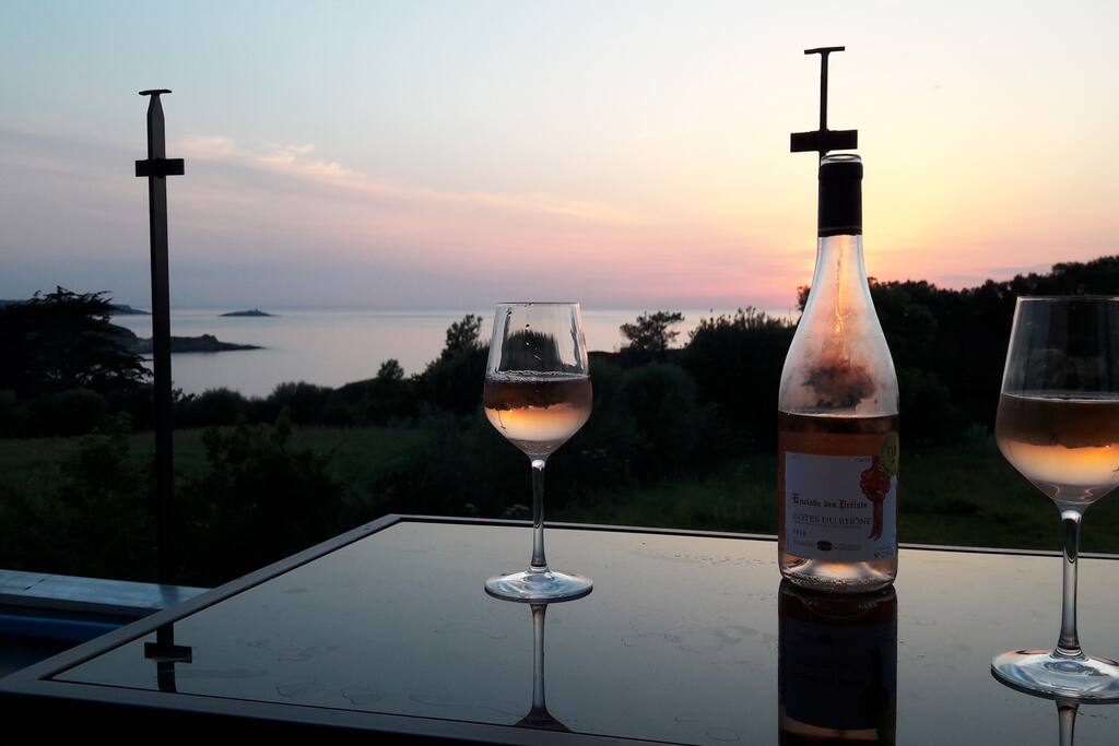 Sur la terrasse