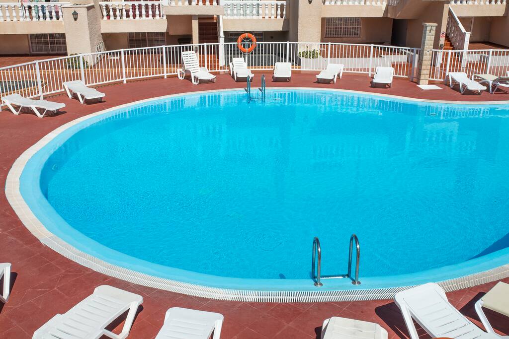 the pool