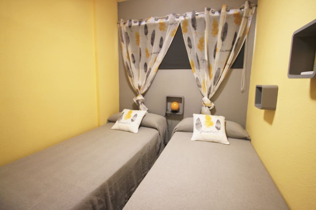 Dormitorio cama individual