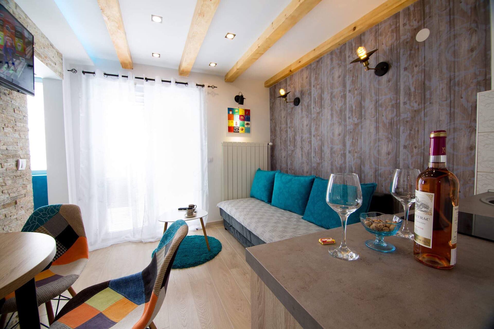 Mountain style duplex apartment