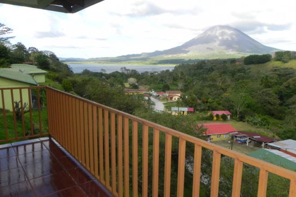Desde nuestra terraza.