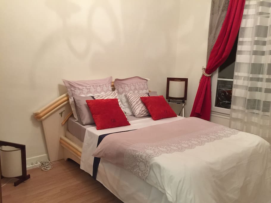 chambre à coucher refaite à neuf