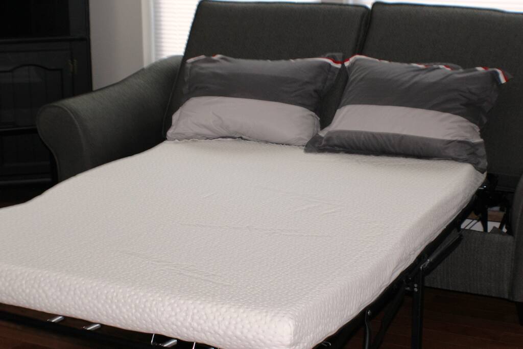 couch opens up to bed