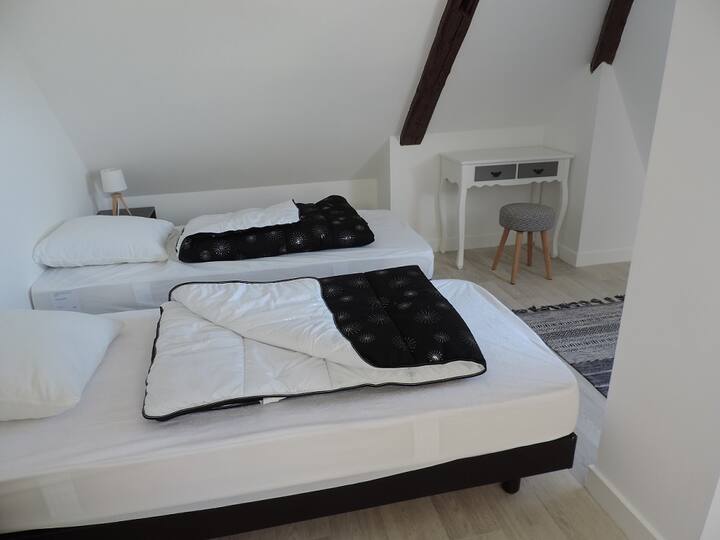Chambre "Black and white"