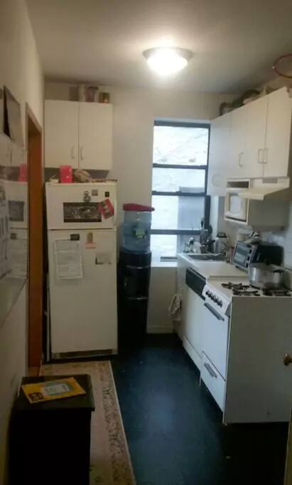 Shared kitchen space with water color for cold or tea temperature water on demand