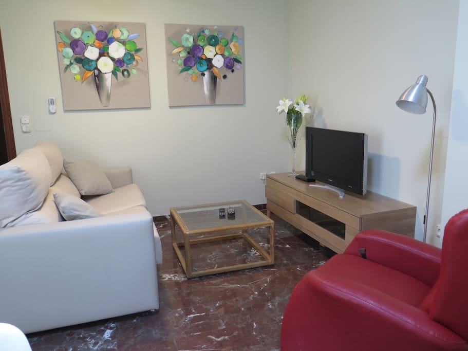 Salón con TV